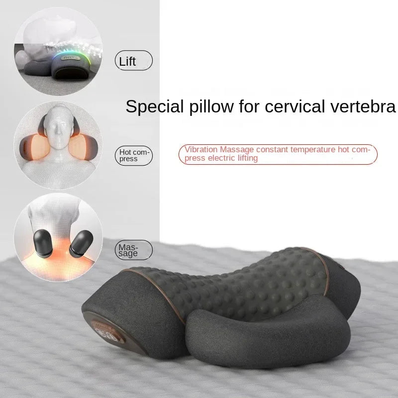NeckRelief Pro — 3-in-1 Cervical Traction & Massage Pillow with Heat